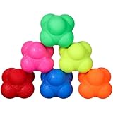 CLISPEED Reaktionsball Set – 6 Gummibälle Zur Verbesserung Von Reflexen -...