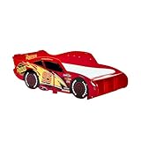 Disney Cars Lightning McQueen Kleinkinderbett: stabile Konstruktion, geschützte...