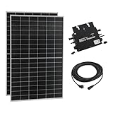 pro.tec Balkonkraftwerk Brusson 860 W Komplettset mit 2x430W...