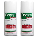 Doctan® Active Spray - Doppelpack – bis zu 12h Schutz vor Mücken, Zecken,...