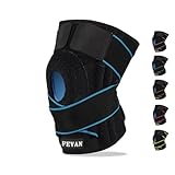 FEVAN Kniebandage mit Seitlichen Stabilisatoren aus Neopren mit Silikon -...