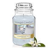 Yankee Candle Duftkerze im Glas (groß) | A Calm & Quiet Place | Kerze mit...