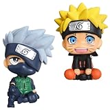 Naruto Figuren, 2 Stück Naruto PVC Actionfigur, Naruto Actionfiguren PVC...