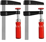 BESSEY Druckguss-Schraubzwinge LM15/5, Spannweite 150 mm Ausladung 50 mm,...