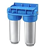 Naturewater NW-BR10B3 2 Stufen Wasserfilter Doppelfilter, 5 µ, 20,67 mm (1/2'),...