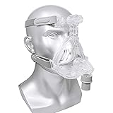 Vollgesichtsmaske Schlafmaske C-P-R-Maske für Schlaf-Apnoe-Schnarchen, frei...
