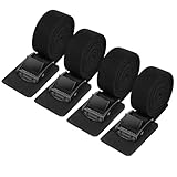 URAQT Spanngurt Befestigungsgurt, 4 x 250kg 0.5M Ratschenspanngurt Breite 25mm...