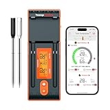 ThermoPro Twin TempSpike Fleischthermometer kabellos 150m Bluetooth...