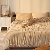Michorinee Winter Plüsch Bettwäsche Set 135x200 4teilig Cashmere Touch...