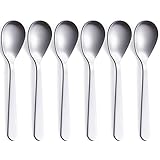 FULLYWARE Demitasse Espresso-Löffel, Edelstahl, Satin-Finish, Kaffeelöffel,...