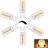 wowatt 6er G9 LED Dimmbar Warmweiß LED G9 5W Ersetzt 40W Halogen Lampe Kein...