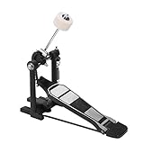 Bass Drum Kick, Black Drums Set Fußpedal Single Bass Dual Pedal Fußkick...