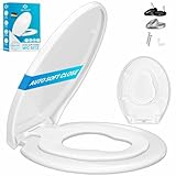 KESSER® WC Sitz mit Absenkautomatik Toilettendeckel Quick-Release-Funktion und...