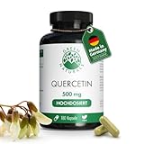 Quercetin Kapseln – Hochdosiert: 500 mg mit natürlichem Japanischen...