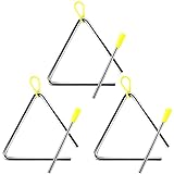 Anruyi 3 Stück Triangel Instrumenten Set Dreieck Musikinstrument Kinder...