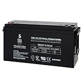 Solarakku 150Ah 12V AGM Gel Batterie Solarbatterie Wohnmobil Versorgungsbatterie...