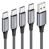 RAVIAD USB C Kabel [4Pack 0.5M 1M 2M 3M] 3.1A Ladekabel USB C Schnellladekabel...