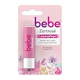 bebe Zartrosé Lippenpflege Lippenpflegestift mit Mandelöl und Sheabutter für...