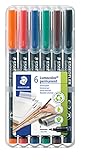 STAEDTLER permanenter Universalstift Lumocolor, wisch- und wasserfest,...