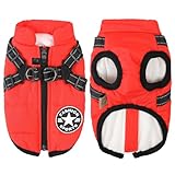 Aiboria Hundejacke Hundeweste Hundemantel Winddicht Jacken Warme Haustier Fleece...