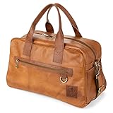 Berliner Bags Vintage Weekender Austin M aus Leder, Reisetasche für Damen und...