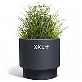 MELTOM Blumenkübel Rund mit Einsatz – Blumentopf Modern Matt – Frostfest &...