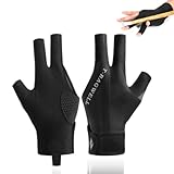 Billardhandschuhe Linke/Rechte Brückenhand, Snooker Handschuhe, Billiard Pool...