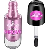 essence satin CHROME nail polish, Nr. 02, Pink, abdeckend, Expressergebnis,...
