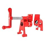 BAOCHADA 4 Stück Rohrzwingen 3/4 Zoll Rohr-Schraubzwinge Set | Metallklammer...