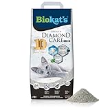 Biokat's Diamond Care Classic Katzenstreu ohne Duft - Feine Klumpstreu aus...