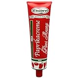 Univer Paprikacreme mild 160g Tube - Original Ungarische Gewürzpaste, Mild &...