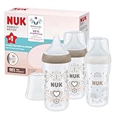 NUK Perfect Match Babyflaschenset | Ab 3 Monate | Passt sich dem Baby an |...