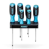 HAZET 811SH-1/7 Schraubendreher-Satz mit Halter, 7-teilig, Kreuzschlitz PH und...