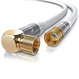 CSL - 2m SAT Kabel 8k 4k HDTV 90 Grad gewinkelt 135dB - Premium SAT Antennen...