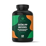 Grünlippmuschel - 450 Kapseln - 50% mehr Inhalt - Hochdosiert: 2000mg pro...