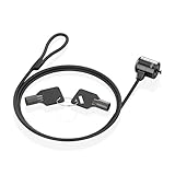 AISENS ASLK-D40K04-BK Sicherheitskabel mit Schlüsselschloss für Computer,...