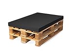 TexDeko® BEZUG (ohne Füllung) für Palettenkissen 120x80x10 cm wasserabweisend...