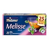 Meßmer Melissen-Mischung | 25 | Teebeutel | Vegan | Glutenfrei | Laktosefrei