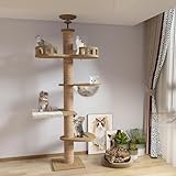 Mekidulu Kratzbaum deckenspanner,Raumkapsel,Katzenhängematte, Vollständig mit...