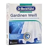 Dr. Beckmann Gardinen Weiß | Gardinenweiß für strahlende Vorhänge | mit...