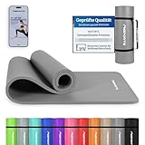 MSPORTS Gymnastikmatte Premium inkl. Tragegurt + Übungsposter + Workout App I...