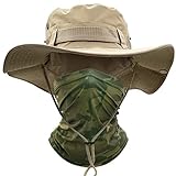 ehsbuy Sonnenhut Herren Military Safari Hut Sommerhut Breiter Krempe Camo...