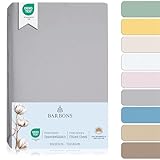 BARBONS Spannbettlaken für Baby/Kinderbett - 100% Jersey-Baumwolle Oeko-TEX...