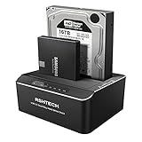 RSHTECH Dualschacht Festplatten Docking Station, USB 3.0 Aluminium Festplatten...