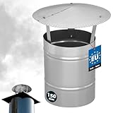 KOTARBAU® Schornsteinabdeckung - ø 150 mm - Kaminhaube - Schornstein...