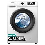 Hisense WF1Q9041BW Waschmaschine mit Dampffunktion / 9KG / 1400 U/Min /15...