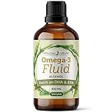 Omega 3 Algenöl Vegan - Mit 1116mg EPA, DHA & DPA - Reicht 40 Tage - Vegan -...