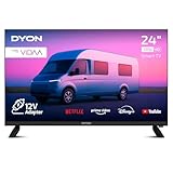 DYON Smart 24 VX-V – 24 Zoll (60 cm) Smart-TV mit 12V-Anschluss, Triple Tuner...
