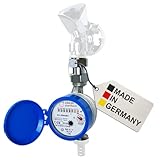 ZÄHLER plattform Wasserzähler Garten geeicht 2025 Wasseruhr MADE IN GERMANY...