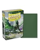 Dragon Shield Japanese Size Matte Sleeves - Forest Green (60 Sleeves)